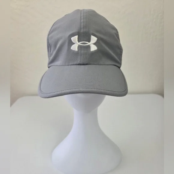 Under Armour Light Gray Cap with White Logo - Picture 8 of 8